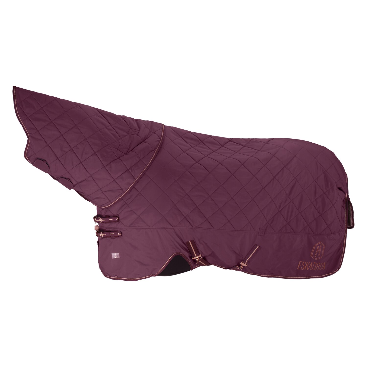 ESKADRON Heritage Stalldecke Dura Highneck FauxFur 80  - cassis