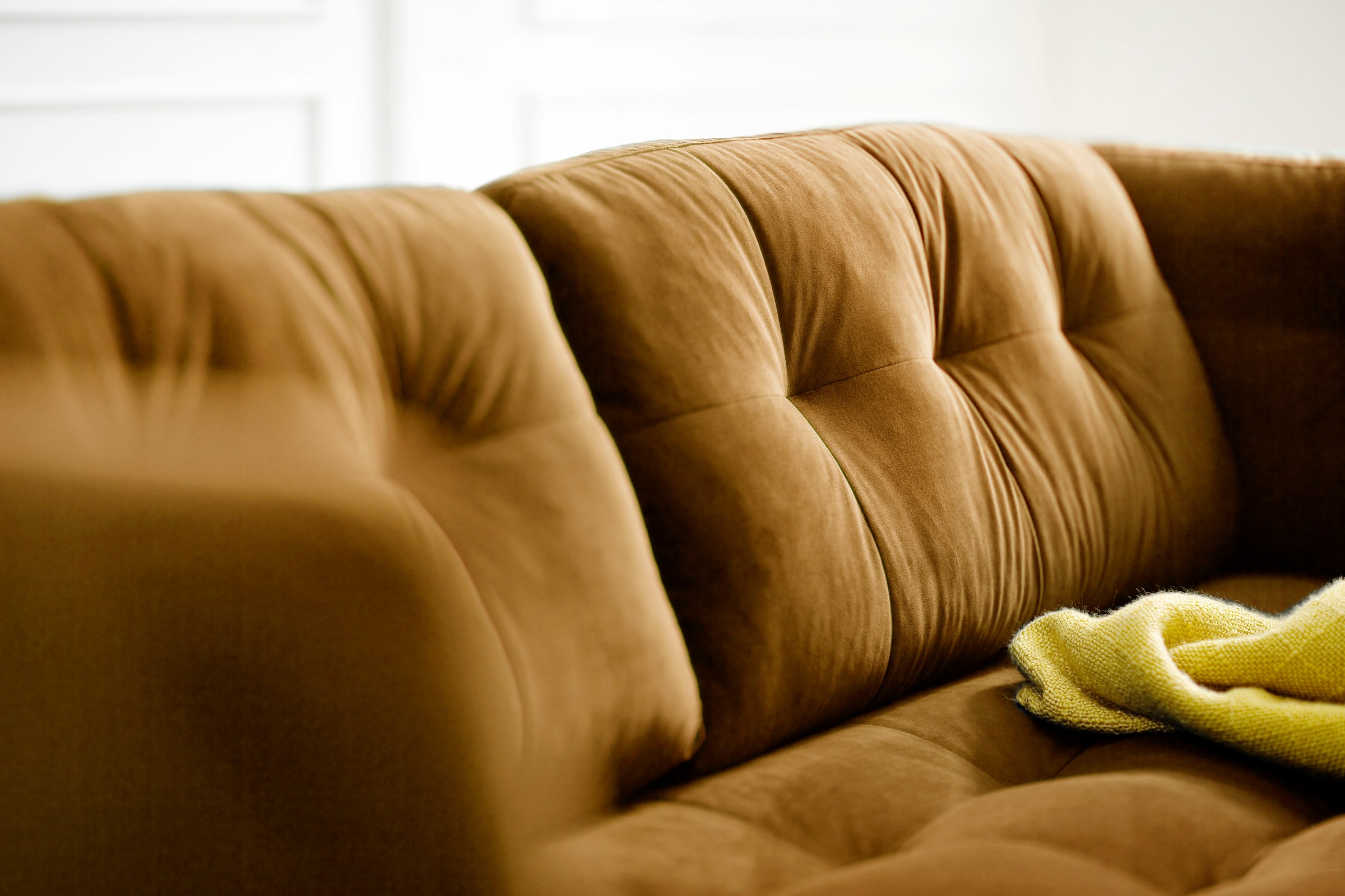 Trends by HG 3-Sitzer »Landau« in Cord-Stoff mit Metallfuss
