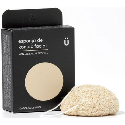 Naturbrush - Esponja Konjac Facial Cáscara De Nuez 15 Gr