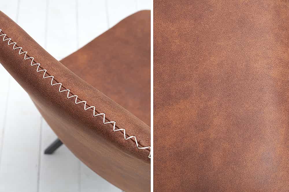 Retro Stuhl AMSTERDAM CHAIR vintage light brown Designklassiker