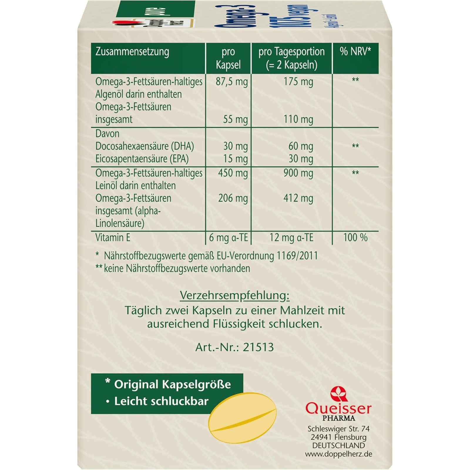 Pure Omega-3 1075 vegan (80 Kapseln)