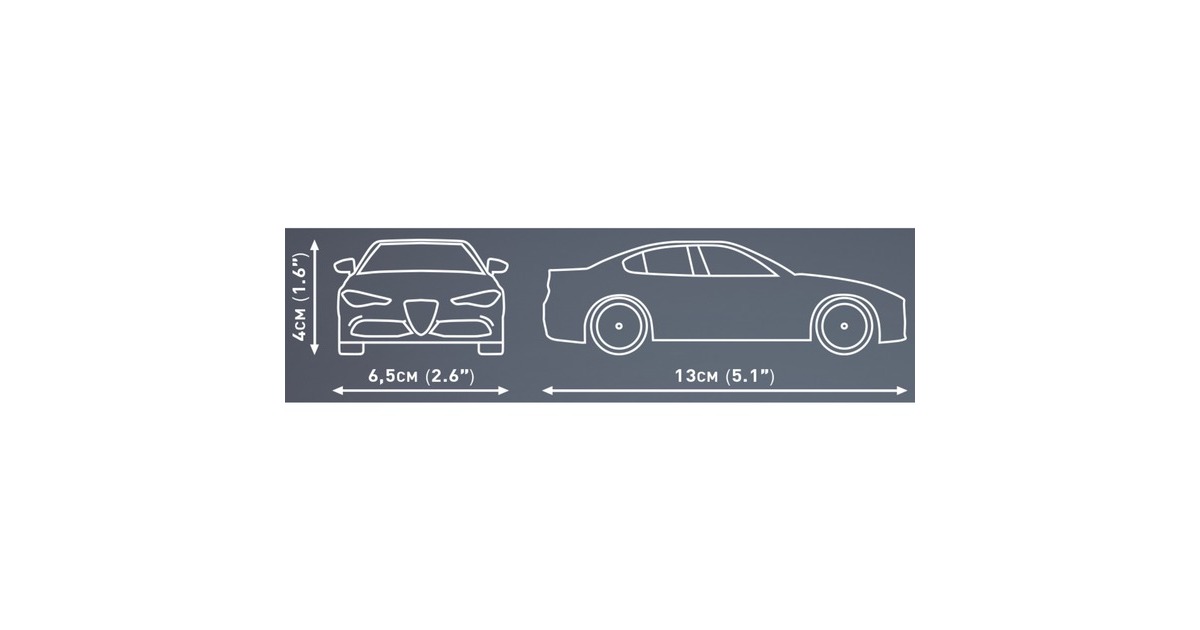 COBIAlfa Romeo Giulia Quadrifoglio Constructiespeelgoed  (Schaal 1:35)