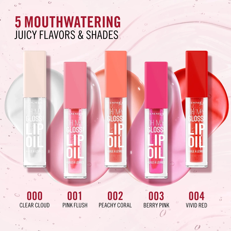 RIMMEL Oh My Gloss Lip Oil - 003 Berry Pink