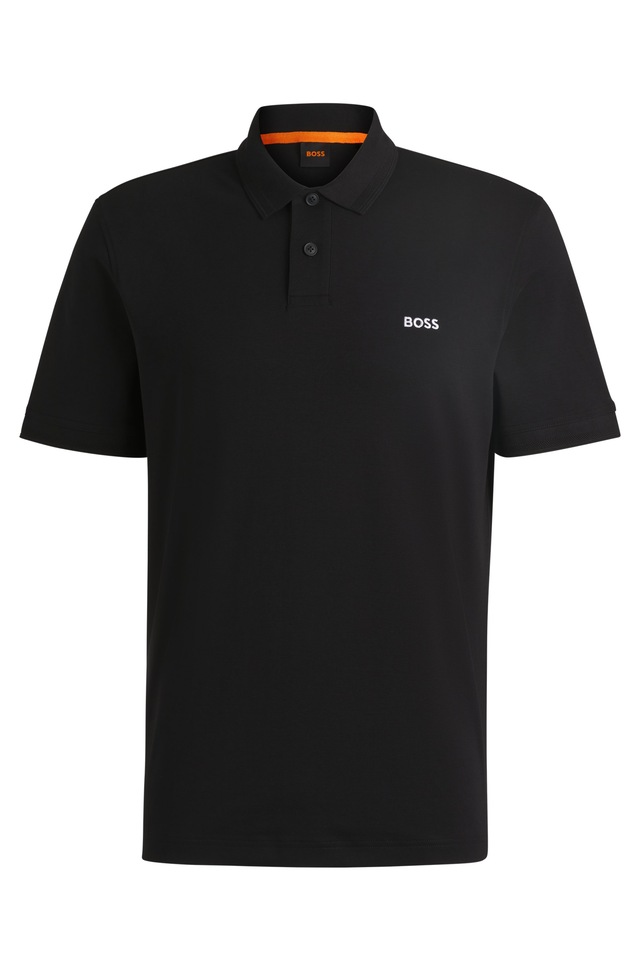 BOSS ORANGE Poloshirt »Pe Interlock«, aus Baumwoll-Piqué mit Logo-Print Regular