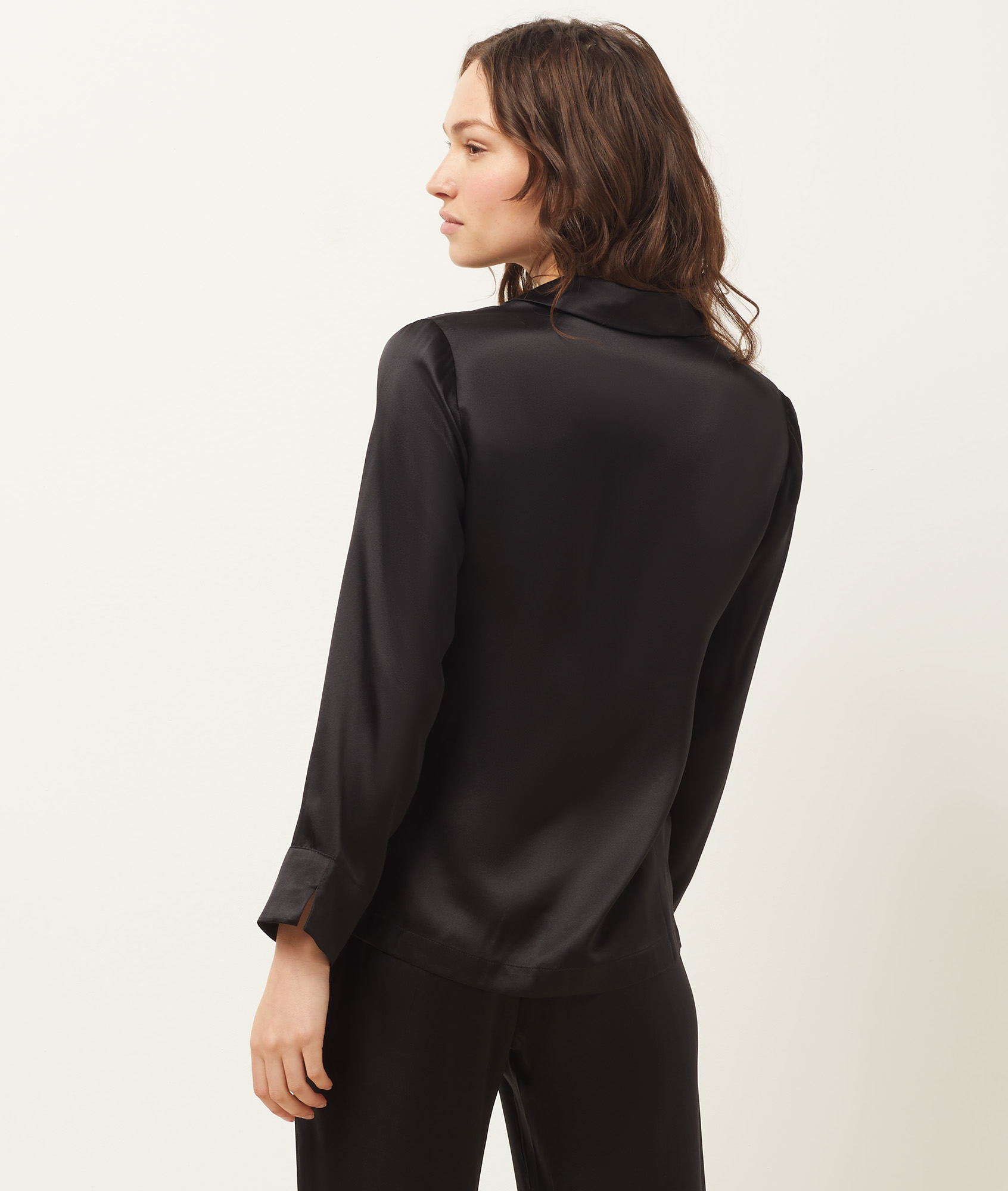 Chemise de pyjama en soie