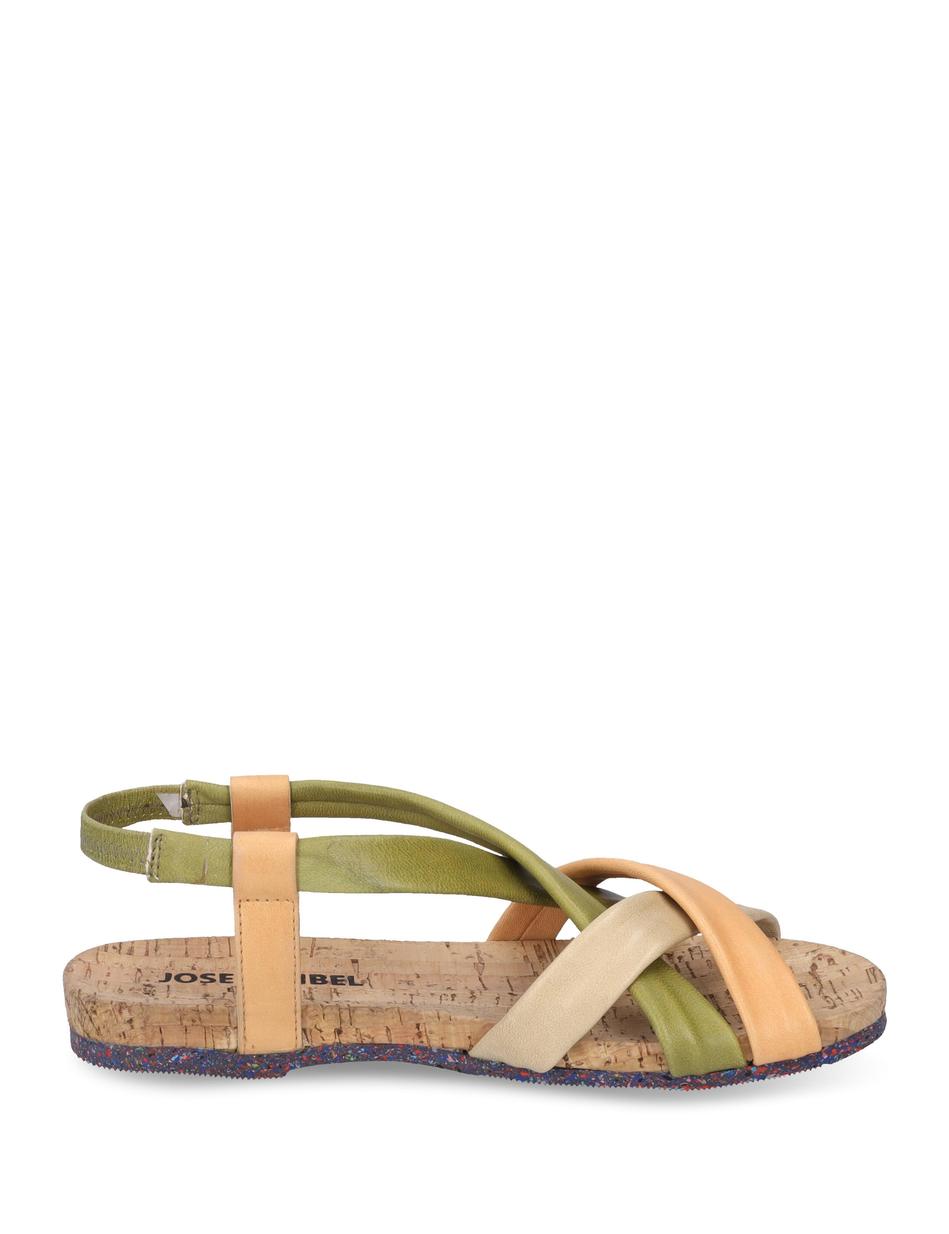 Sandale Henriette 01, oliv-multi