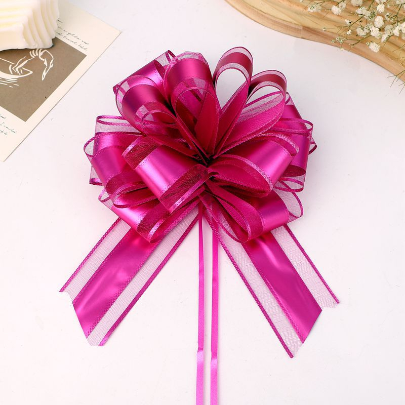 (20er Set) 16cm  Wiederverwendbare Geschenk Maschen Deko Zug Schleifen - Assortiert
