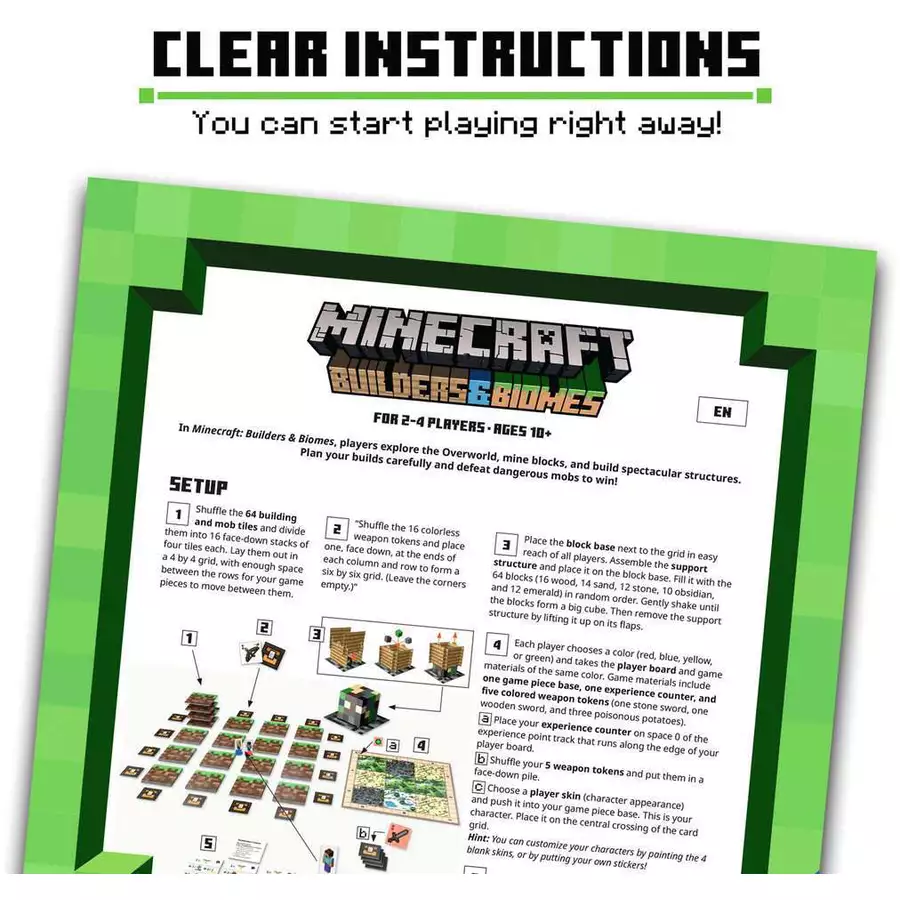Ravensburger Minecraft Builders & Biomes bunt