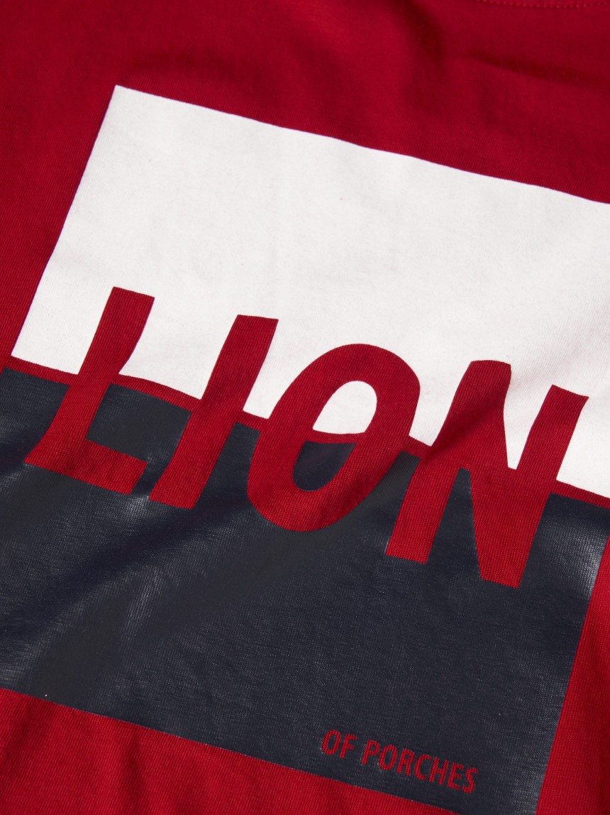 T-shirt de algodão com estampado