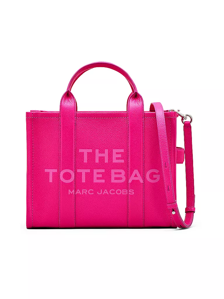MARC JACOBS Ledertasche - Tote Bag THE MEDIUM TOTE LEATHER pink
