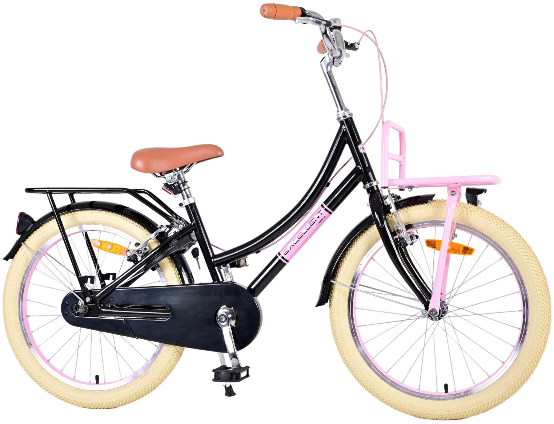 TPFSports Excellent Kinderfahrrad - Mädchen - 20 Zoll - Rücktritt + Handbremse - Rosa