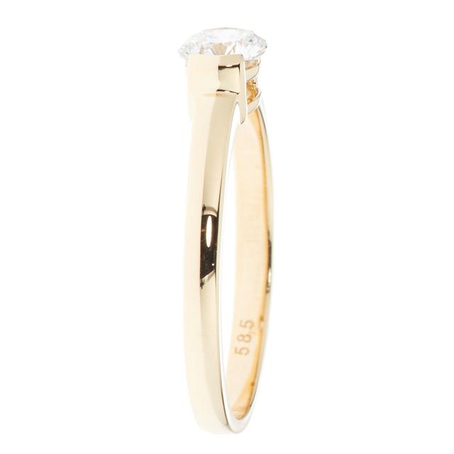 Brillant-Ring, 0,50 ct., feines Weiß, SI, Gold 585