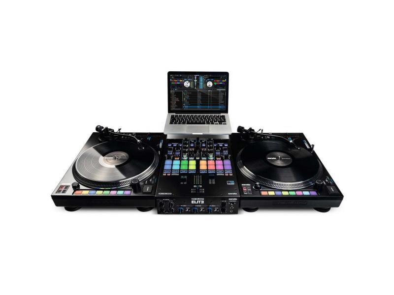 Reloop Plattenspieler RP-8000 MKII Schwarz DJ-Plattenspieler mit nahtloser Integration in Serato DJ Pro