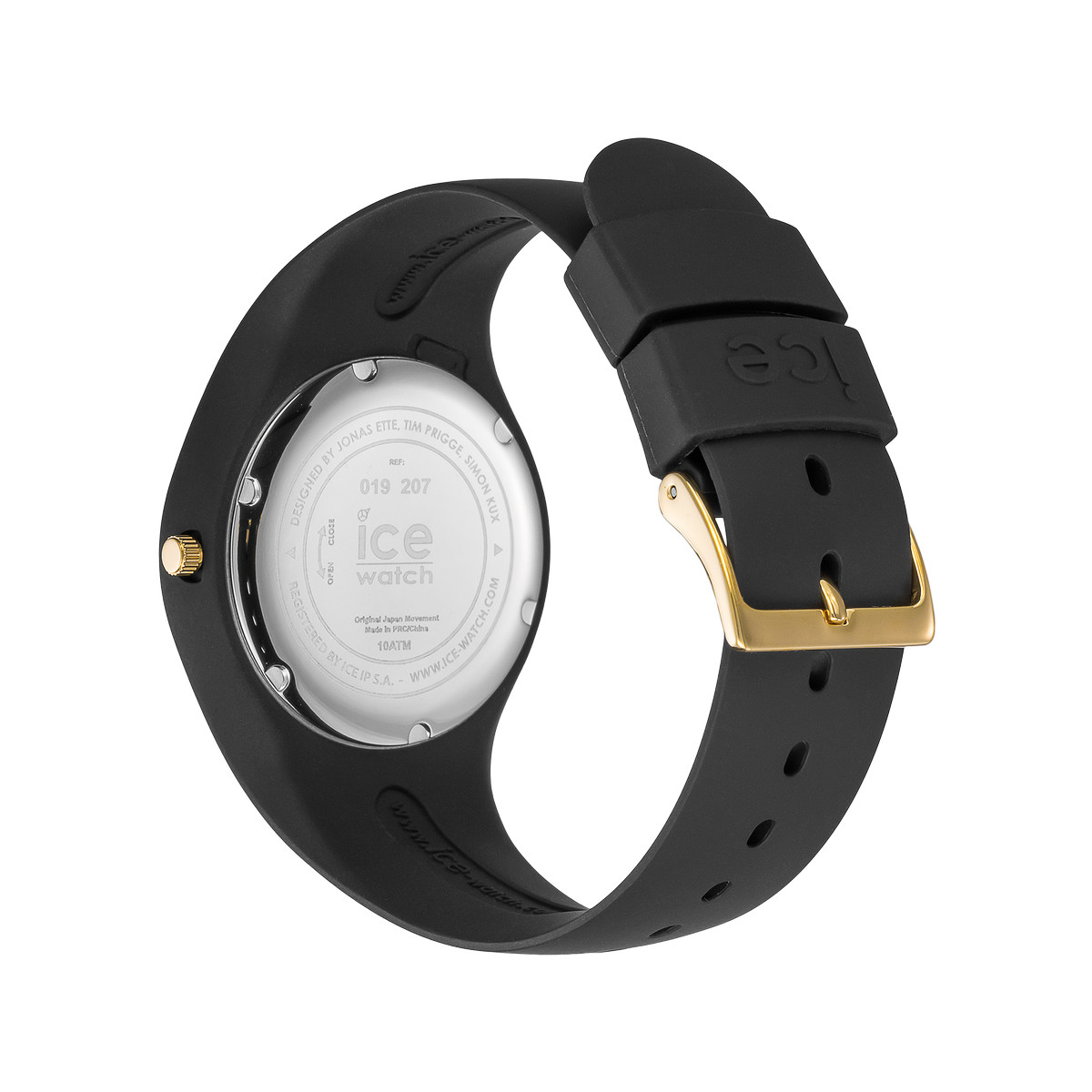 Montre Ice Watch medium femme plastique silicone noir