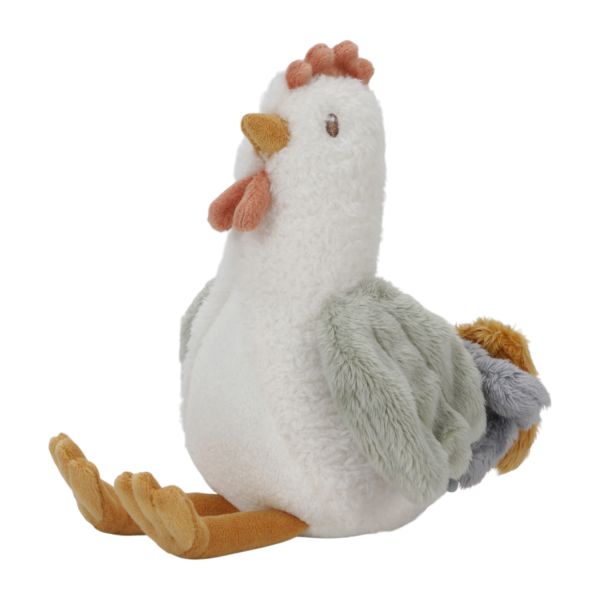 Little Dutch Little Farm Kip Knuffel - 17 cm