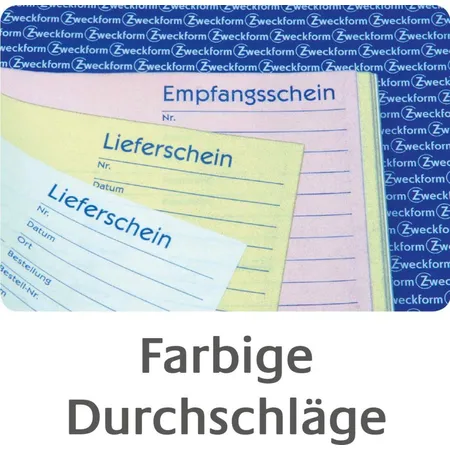Avery Zweckform 1311 Wochenbericht, A5 quer, mit Blaupapier, 2x50 Blatt
