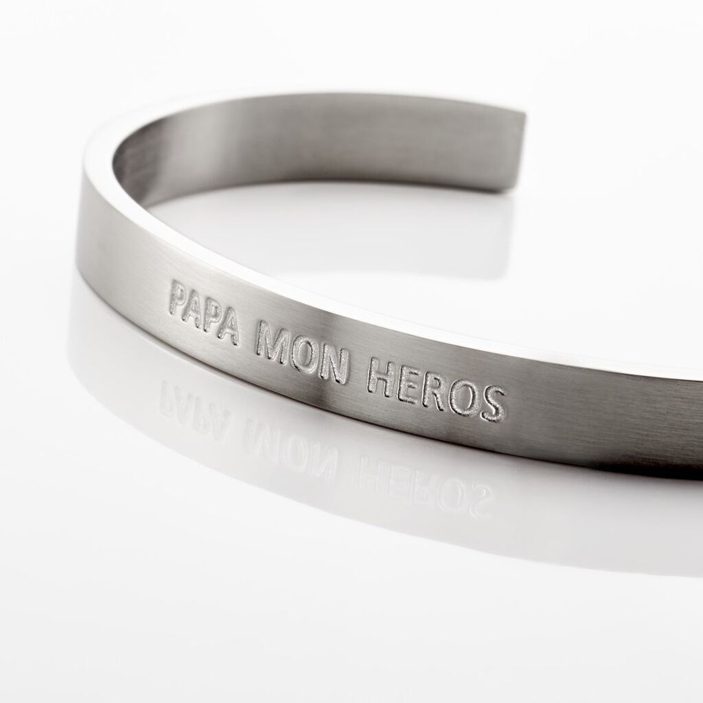 Bracelet Jonc Abellio Acier Blanc