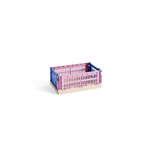 HAY Colour Crate Mix Kasse, Støvet Rosa, Small