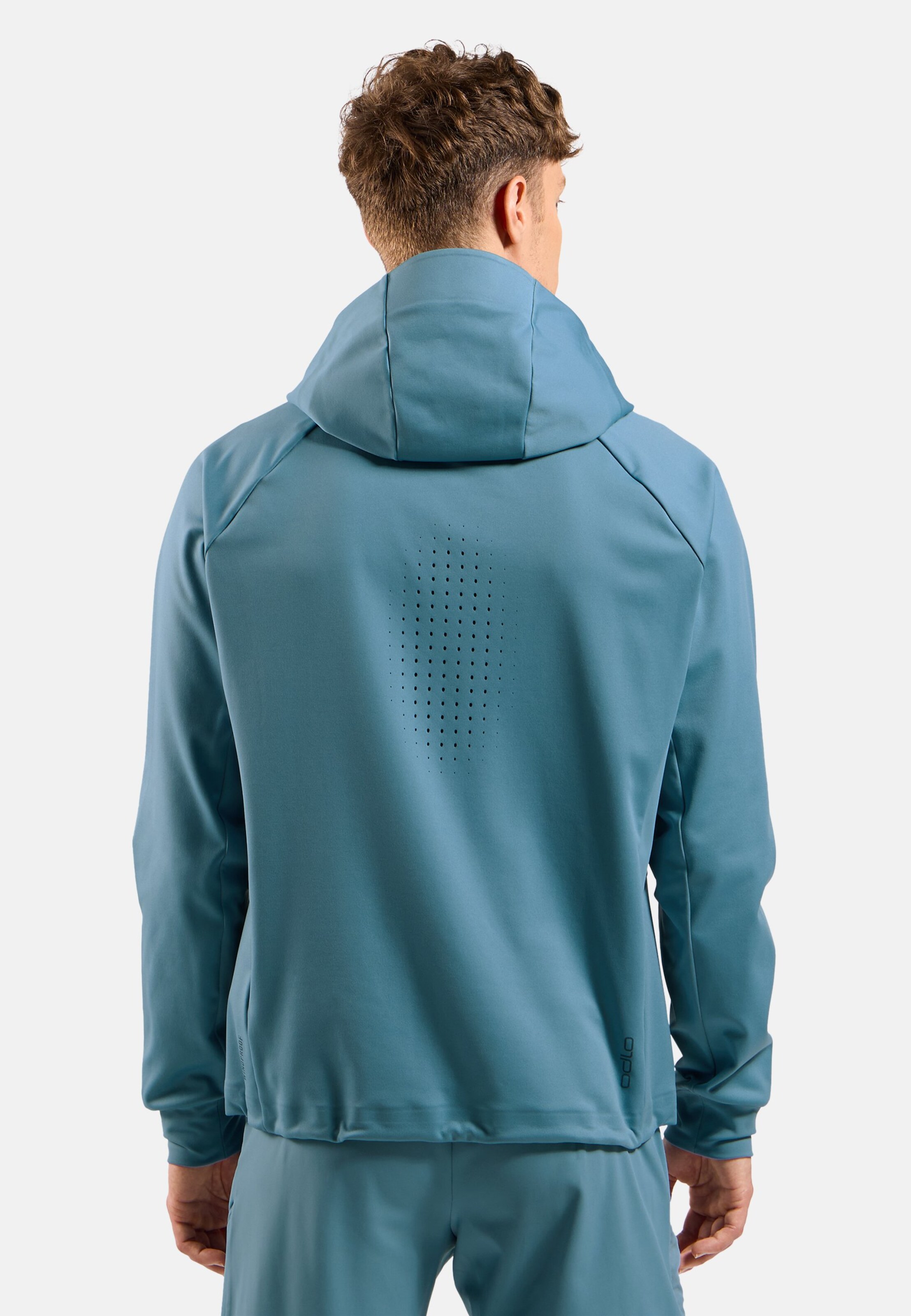 Winddichte Zeroweight X-Warm Langlaufjacke in provincial blue