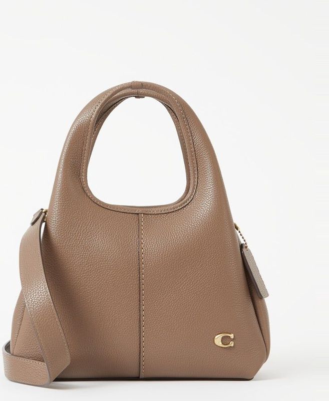 Coach - Lana S - Schoudertas - Dark Stone - Leer