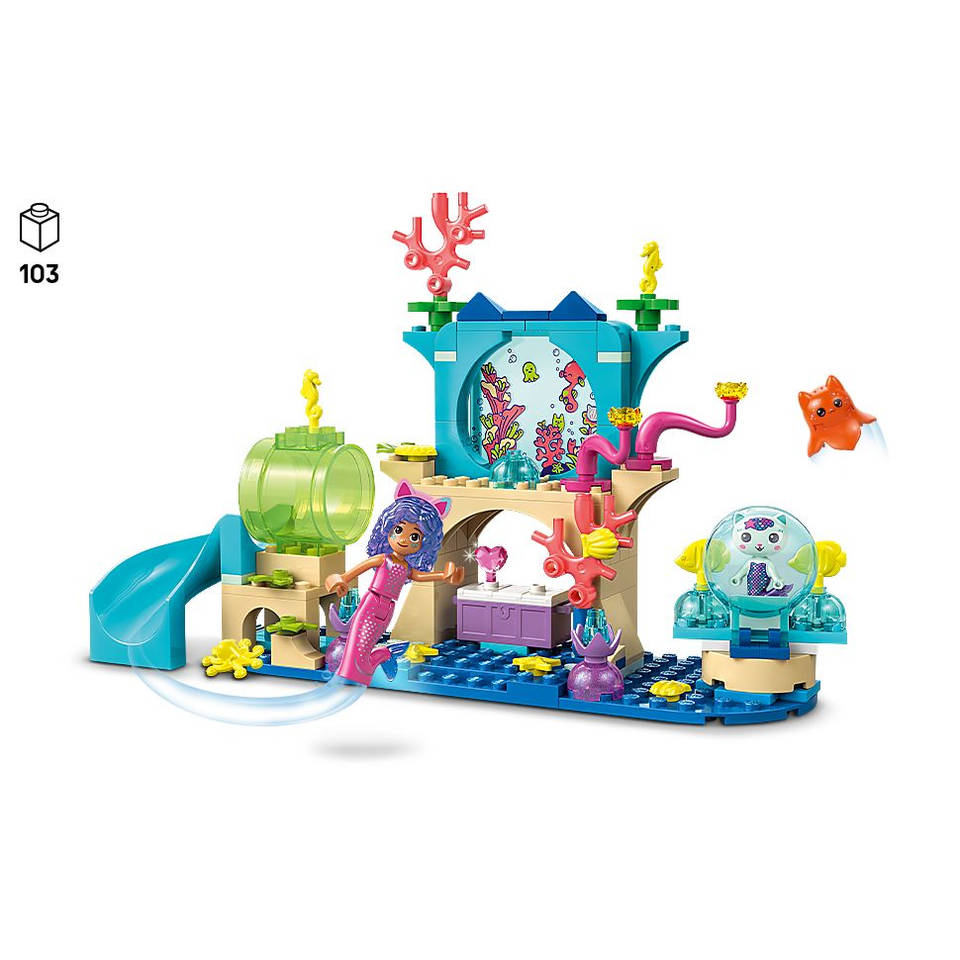 LEGO Gabby's Dollhouse zeemeermin Gabby's aquariumavontuur 11204