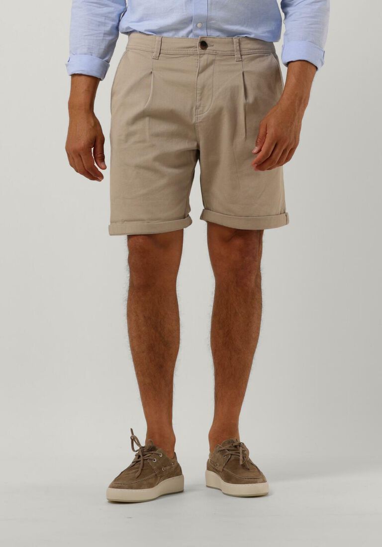 SELECTED HOMME beige selected homme korte broek slhcomfort-gabriel shorts w