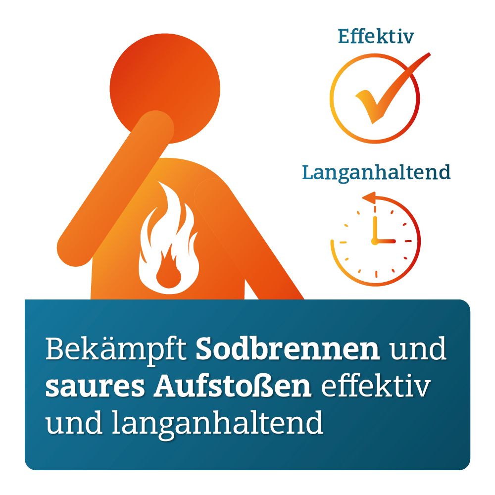 Pantoprazol-ADGC® gegen Reflux Symptome wie Sodbrennen und saures Aufstoßen