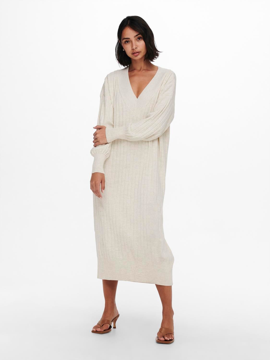 ONLNEW Langes Kleid Pumice Stone