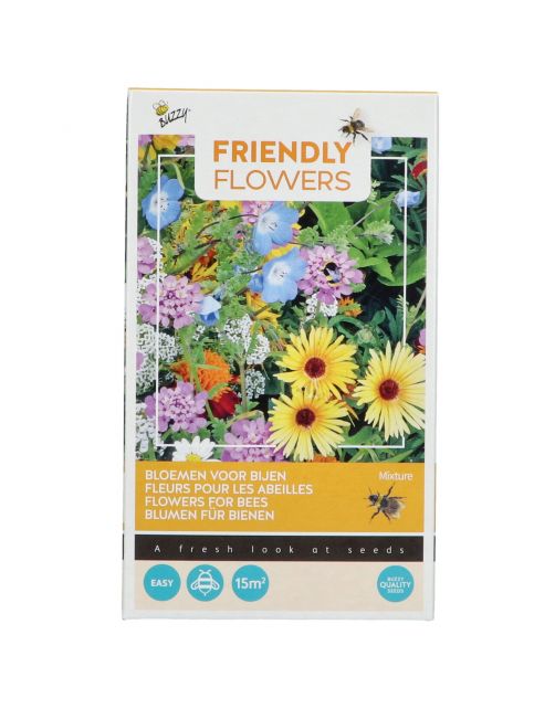 Buzzy Friendly Flowers Bijen Laag 15m² - Bloemenzaden - 55 g