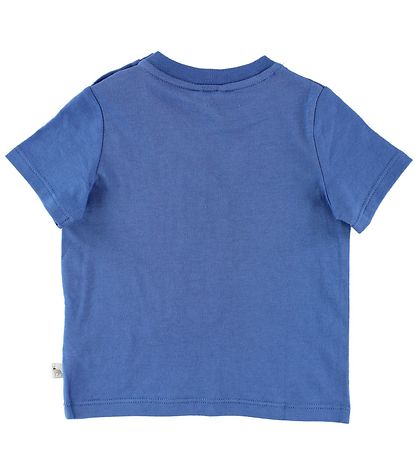 Stella McCartney Kids T-Shirt - Blau m. Schädel