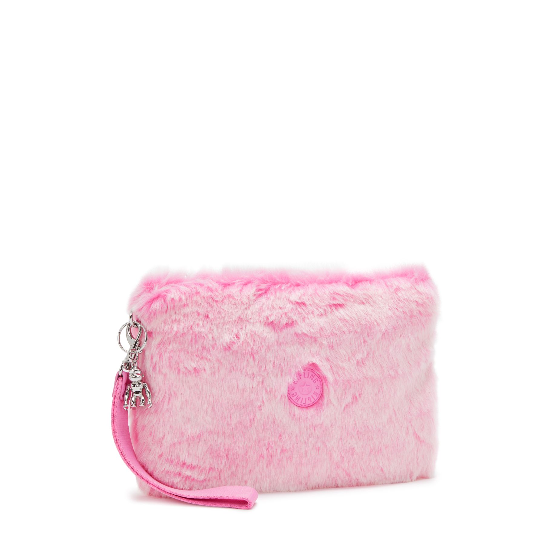 FANCY Grande pochette plate avec dragonne - Valentine Pink