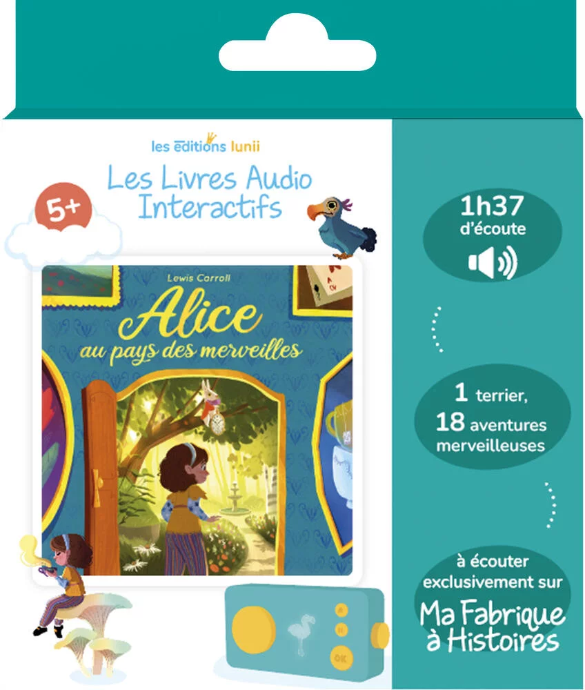 LUNII - ALBUM AUDIO ALICE AUX PAYS DES MERVEILLES