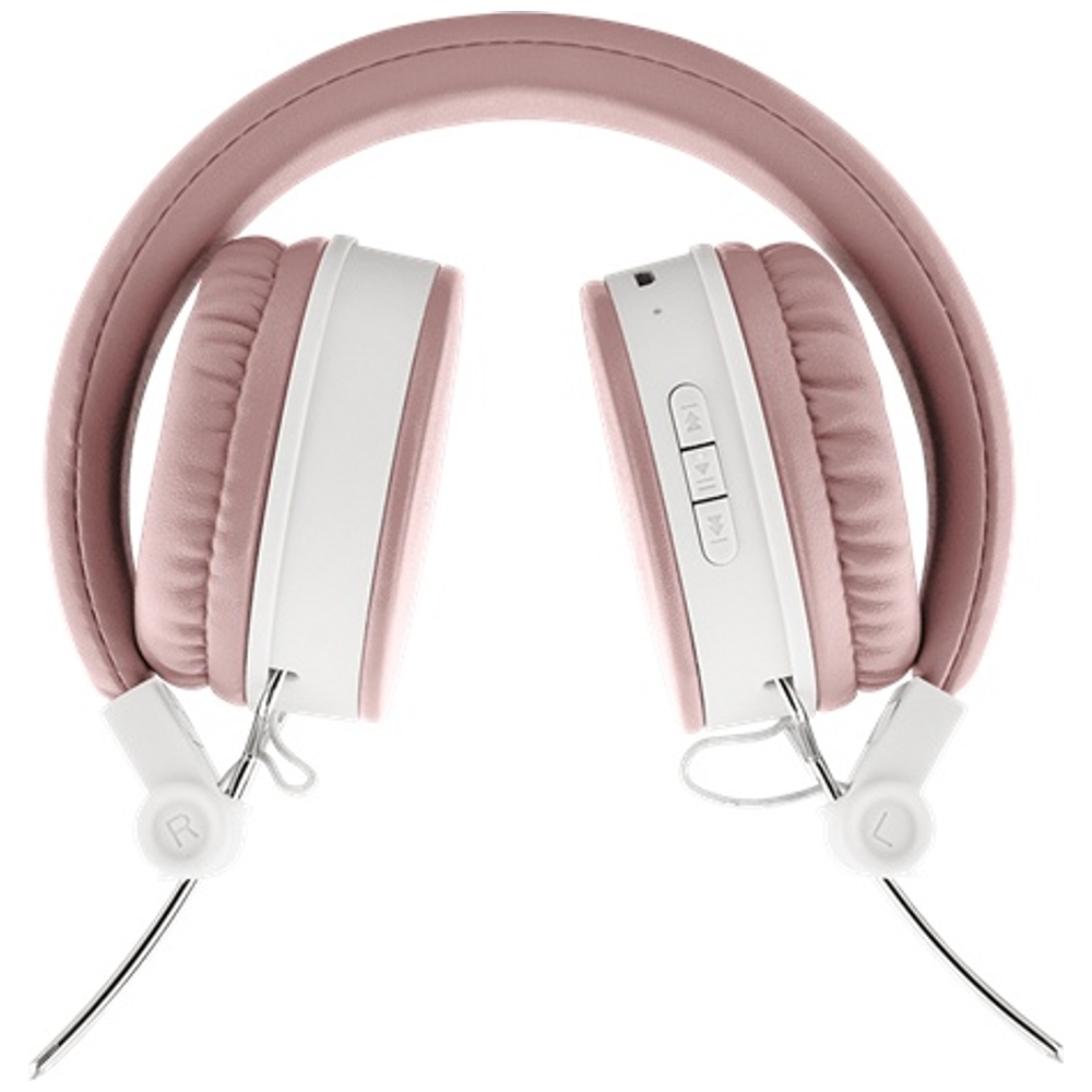 Streetz HL-BT402 Bluetooth-On-Ear-Kopfhörer Pink