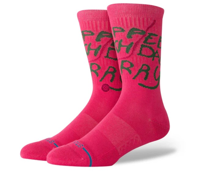 Stance Happee Crew Pink M