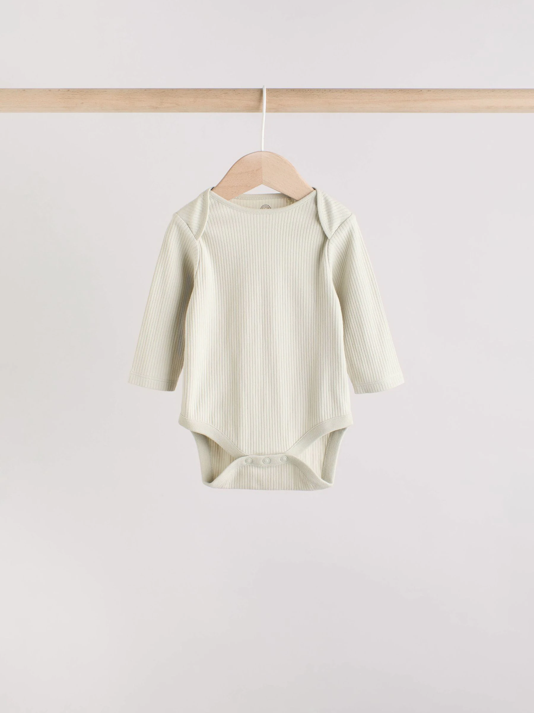 Blauw - Set van 5 rompers met lange mouwen