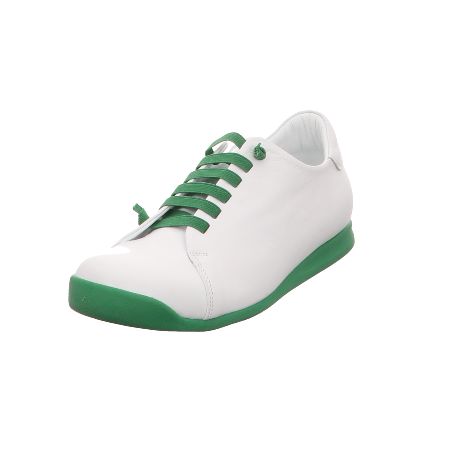 elbandi Halbschuh weiß-grün weiss/weiss kombi