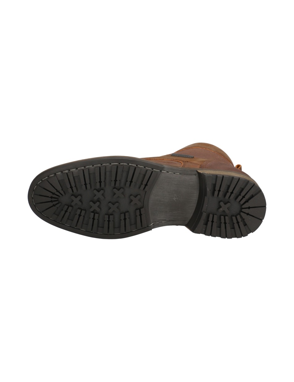 Lederkombination Boot