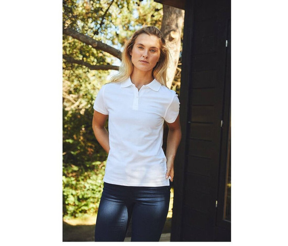 NEUTRAL O22980 - Polo Femme Matelassé en Coton Bio Confortable