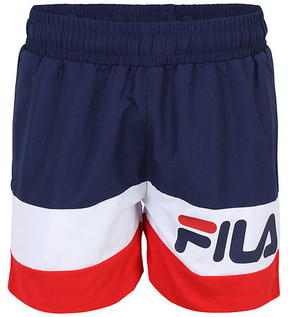 Fila Bådeshorts - Langula - Blåck Iris/Bright White/True Red