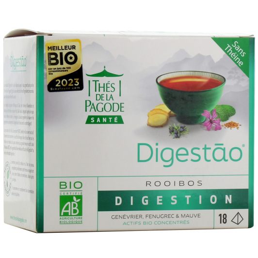 Thés de la Pagode Digestao : rooibos pour une bonne digestion