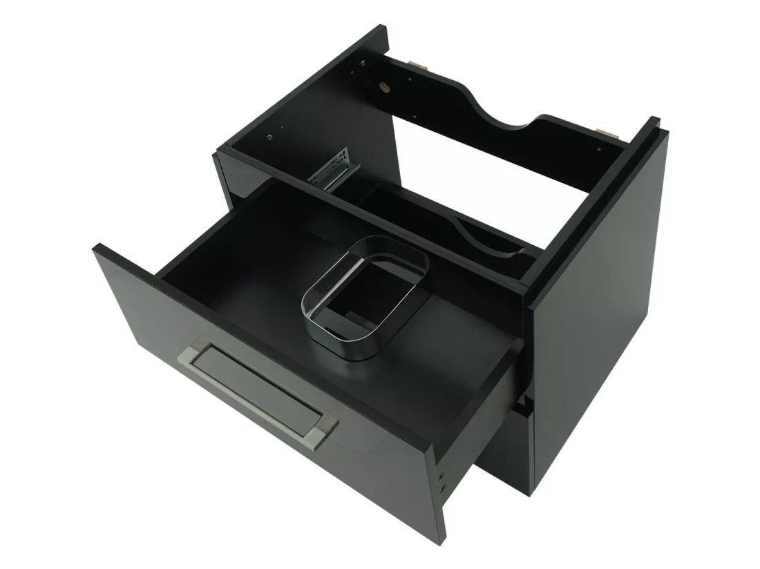 Premium Meuble sous-lavabo MCW-D16, noir