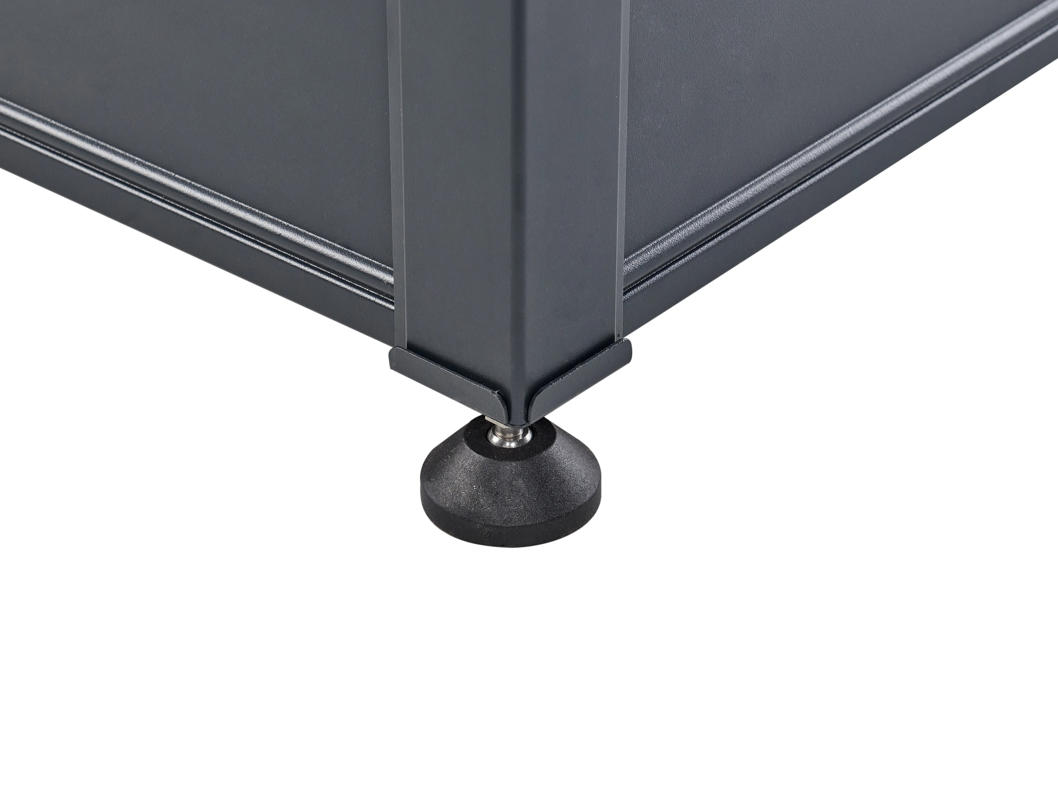 Kussenbox CAMPALTO 123 cm 60 cm Donkergrijs