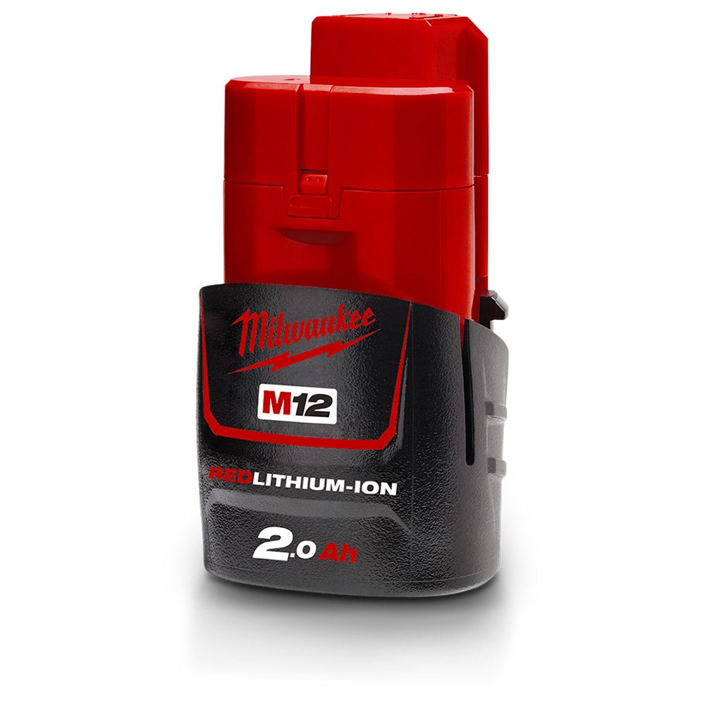 Kit de chave de impacto curta Milwaukee 12V FUEL™ de 1/2