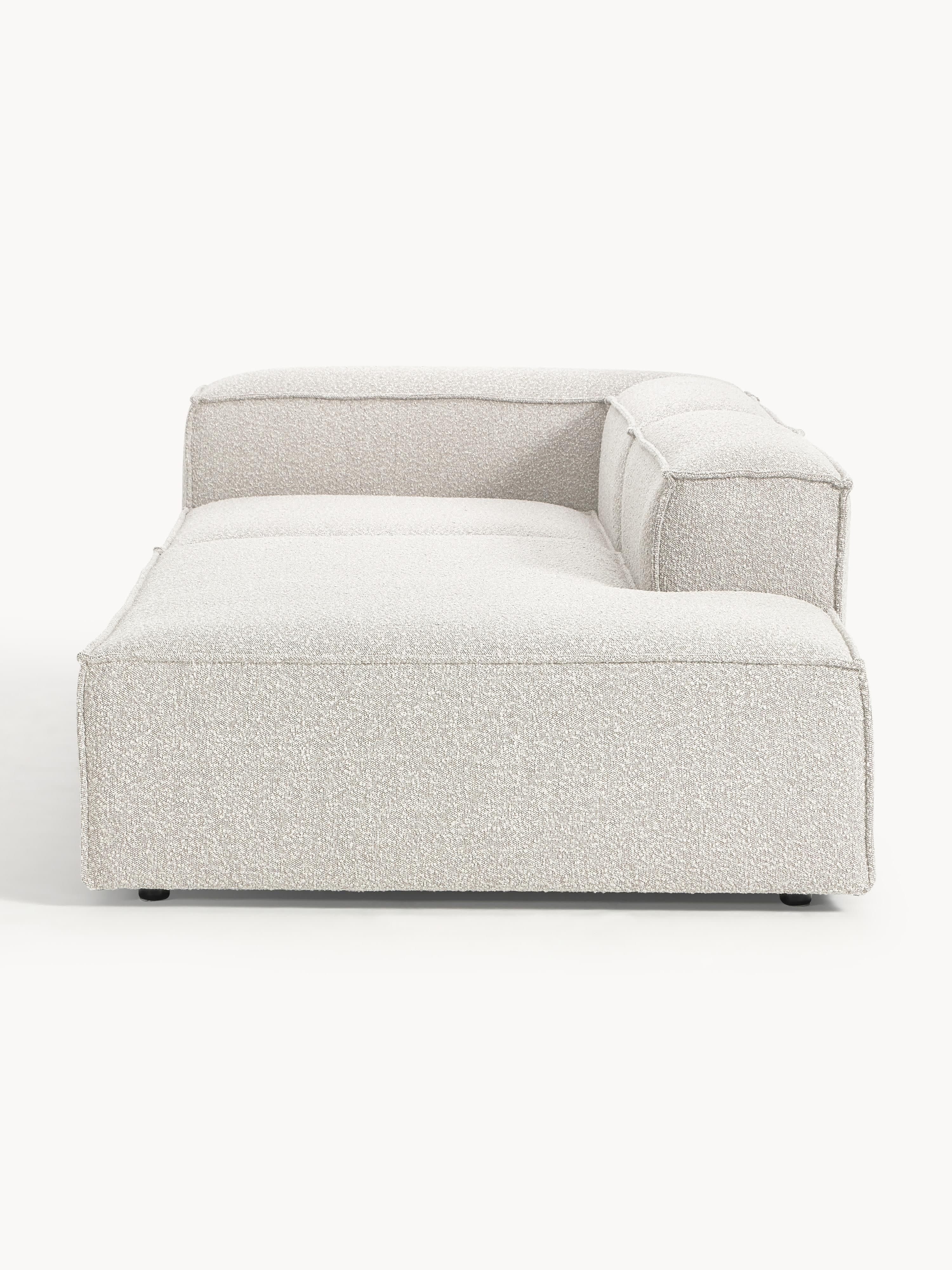 Modulaire chaise longue Lennon van bouclé