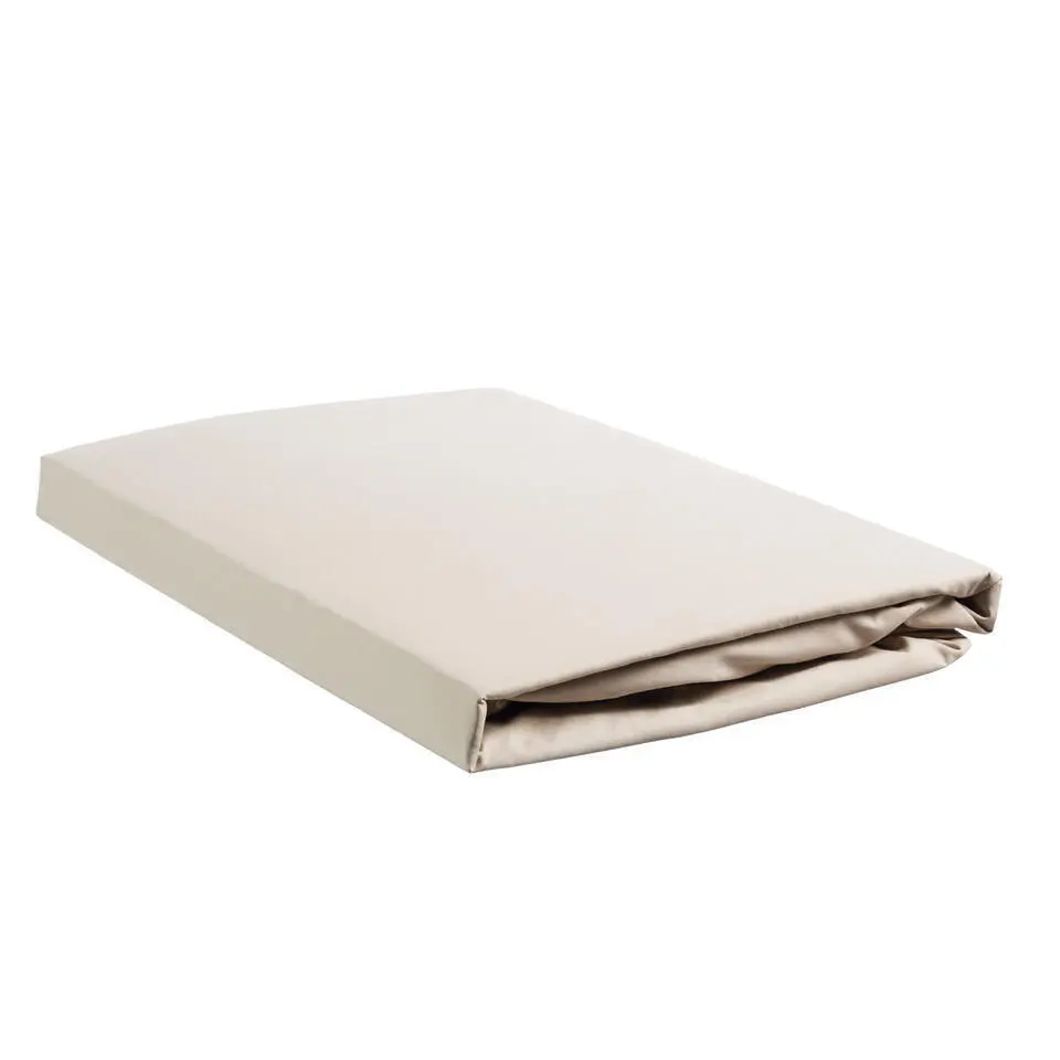 Ambiante Katoen - Splittopper Hoeslaken - 200x220 - Zand