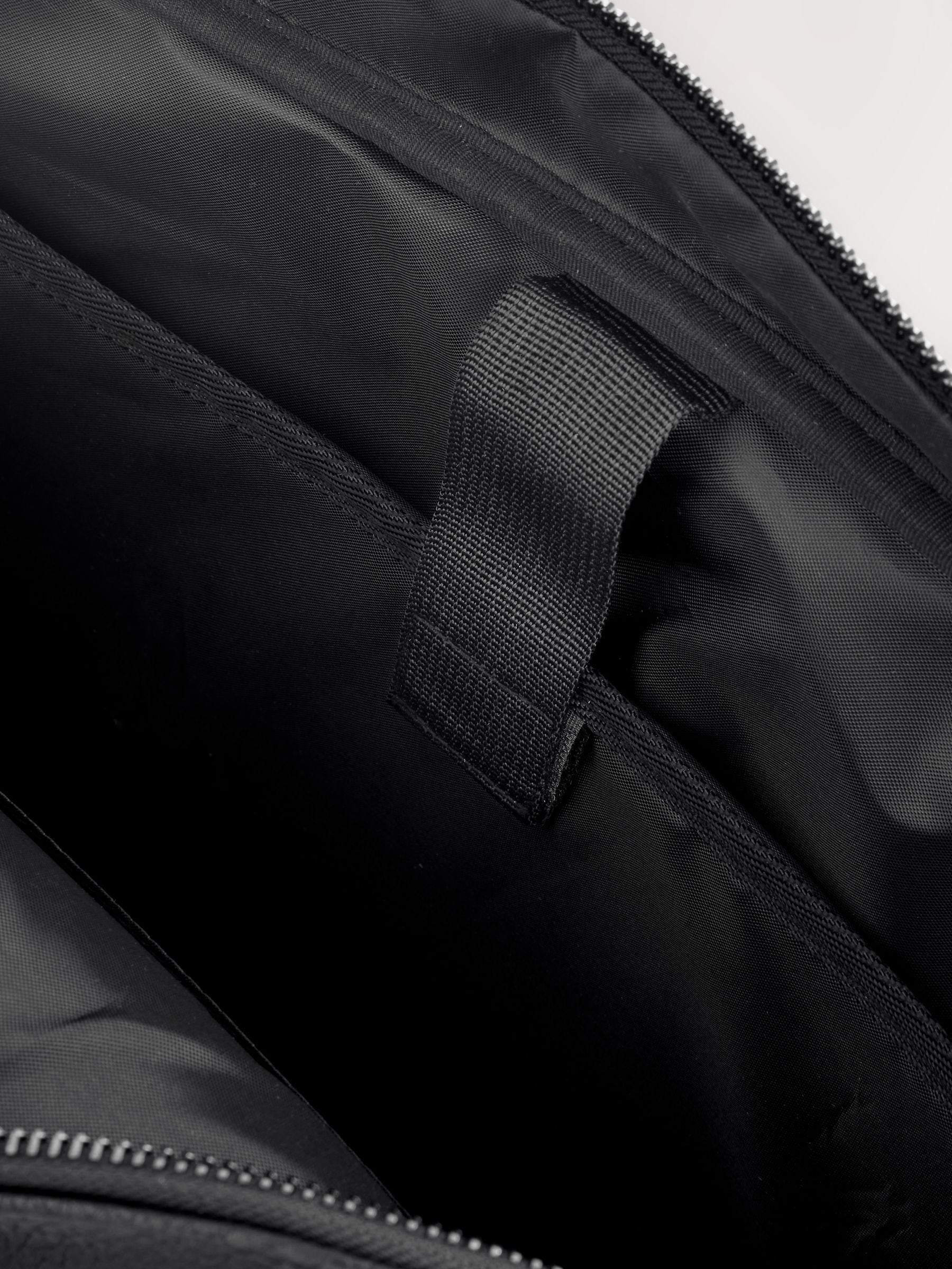 Zwart - Faux Leather Briefcase
