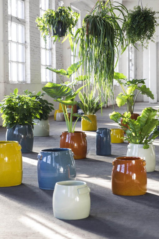 Serax Jars pottery by Serax bloempot medium Ø 25yellow