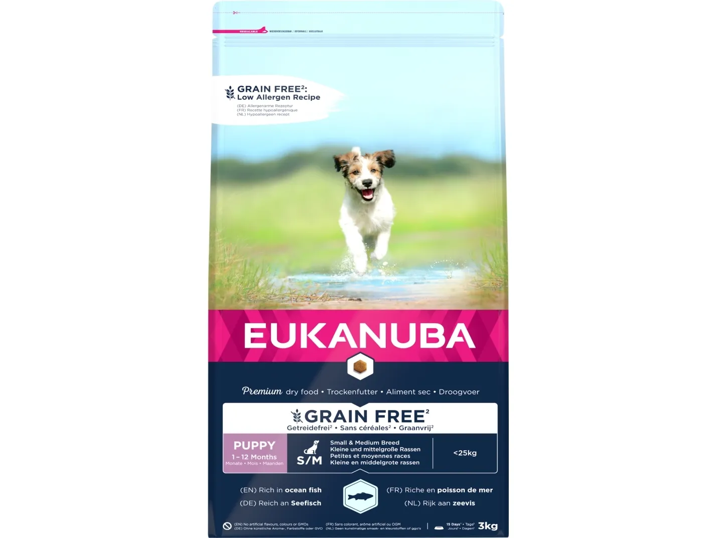 Eukanuba Euk Puppy Small/Medium Grainfree Chicken 3KG