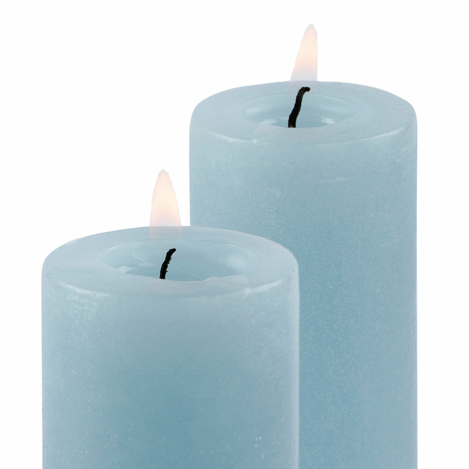 Kerze 4er Set Muriel blau