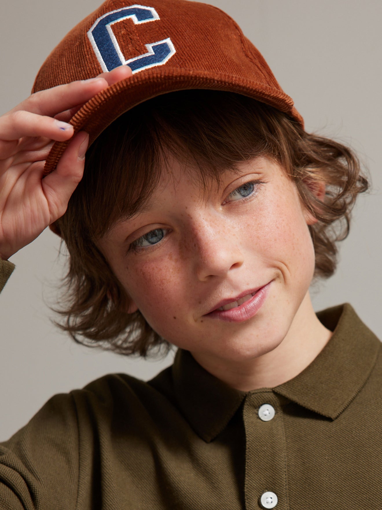Casquette Garçon en velours